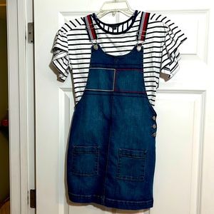 Kids Tommy Hilfigure jean dress with top
